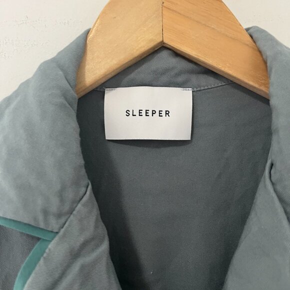 Sleeper Luxury Pajama Set in Blue Size Medium - Picture 2 of 7